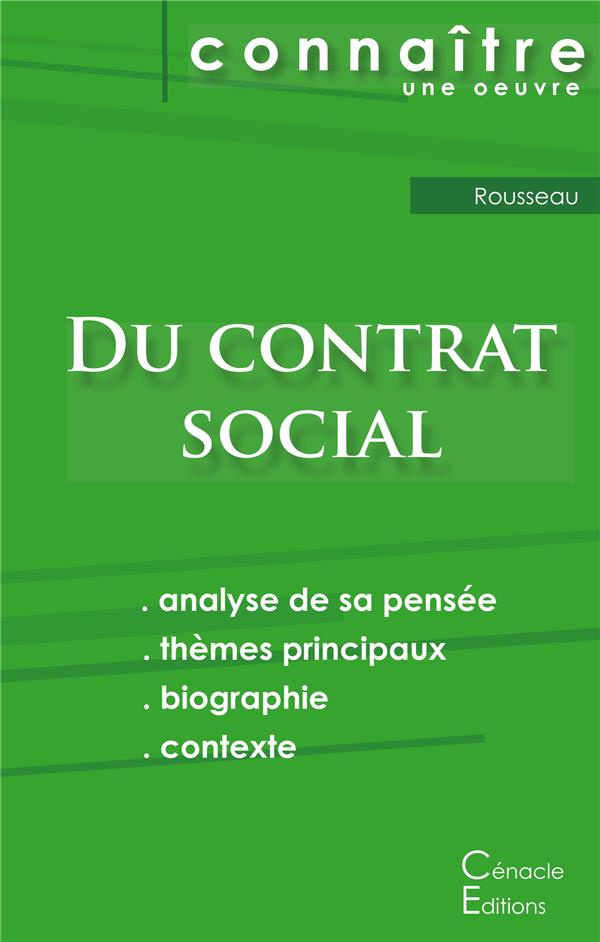 Du contrat social. Fiche de lecture