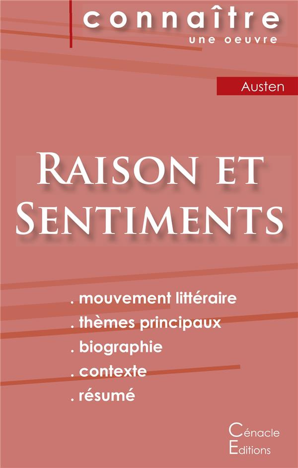 Raison et sentiments. Fiche de lecture