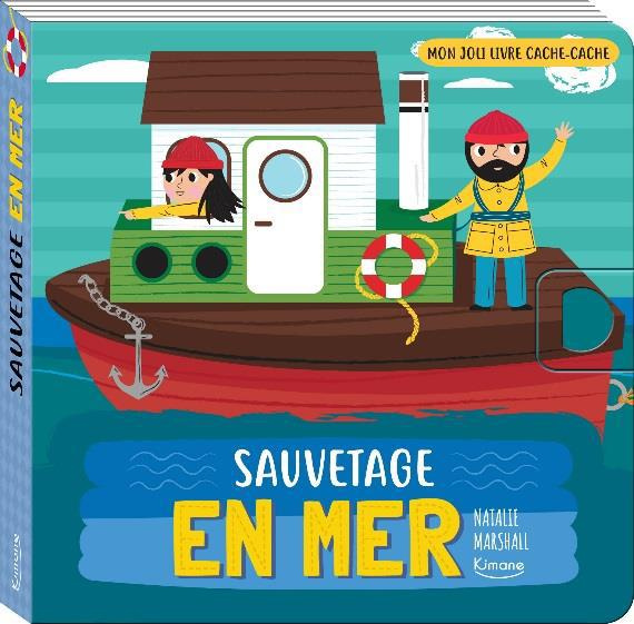 Sauvetage en mer. Mon joli livre cache-cache
