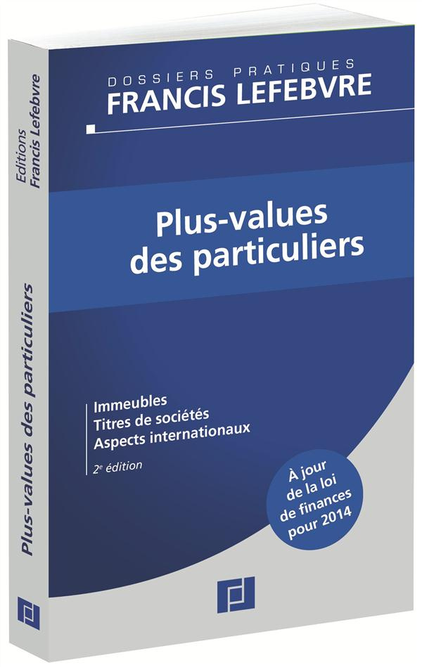 Plus-values des particuliers. 2e édition
