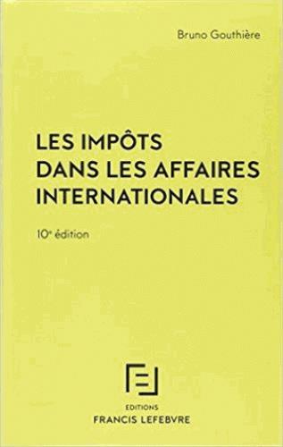 IMPOTS DANS LES AFFAIRES INTERNATIONALES
