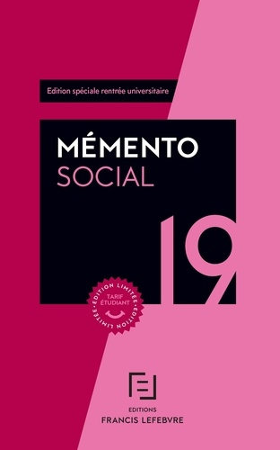 Mémento social. Edition limitée