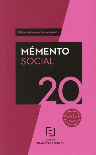 Mémento social. Edition limitée