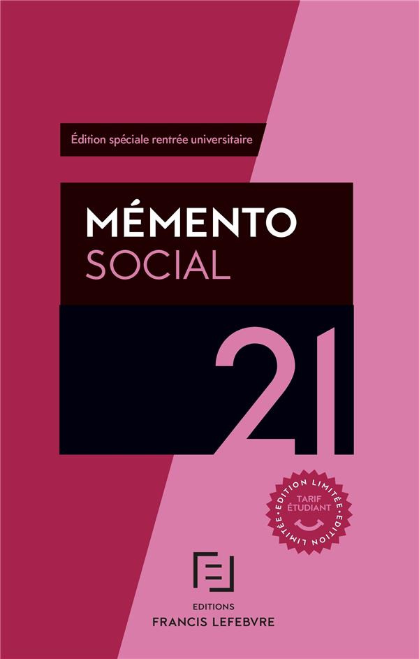 Mémento social. Edition limitée
