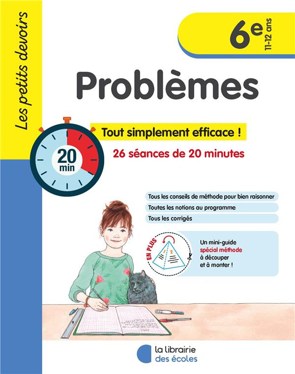 Problèmes 6e. 26 séances de 20 minutes