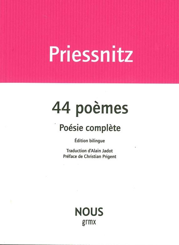 44 poèmes. Poésie complète, Edition bilingue français-allemand