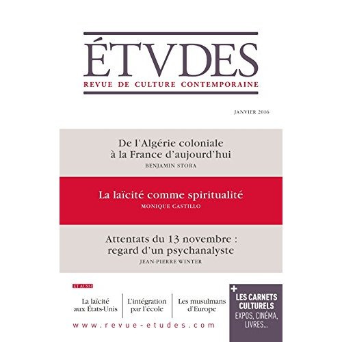 Etudes/42232016/Intégration et laïcité, un an après Charlie
