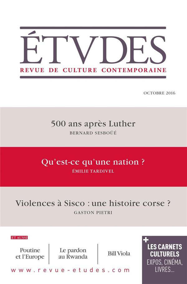 Etudes/42312016/Etudes Tome 42312016