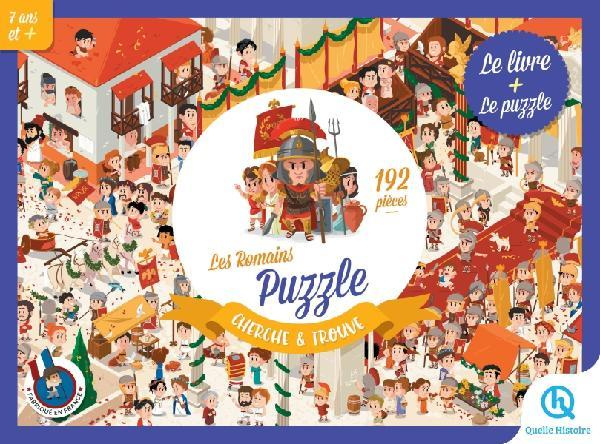 Les Romains. Le livre avec un puzzle de 192 pièces