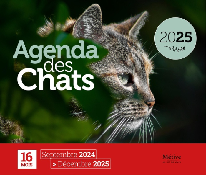 Agenda des chats. Edition 2025