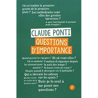 Questions d'importance