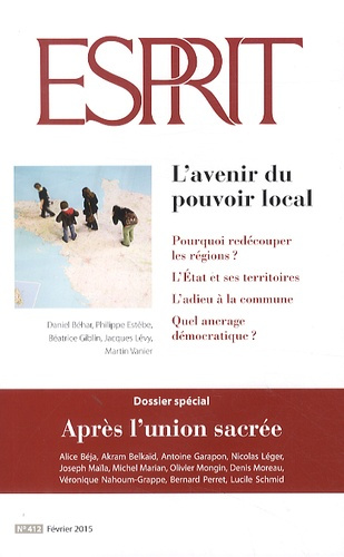 Esprit N° 412, février 2015 : L'avenir du pouvoir local