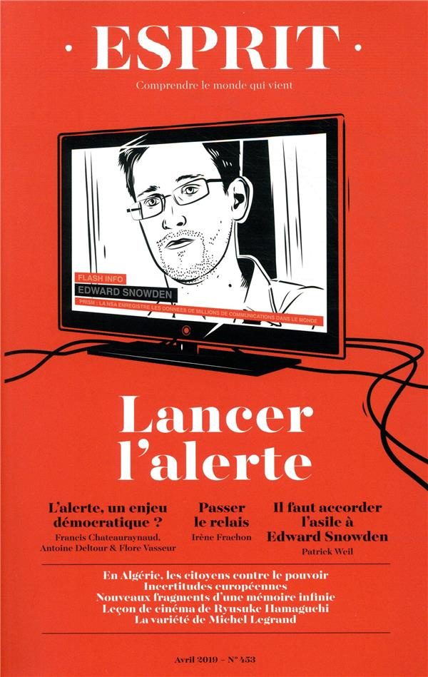 Esprit N° 453, avril 2019 : Lancer l'alerte