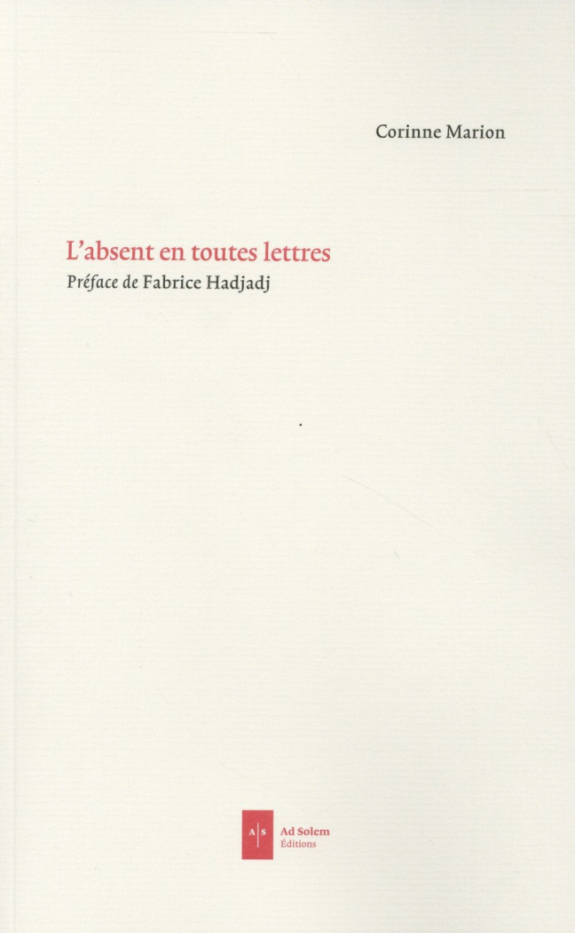 L'absent en toutes lettres