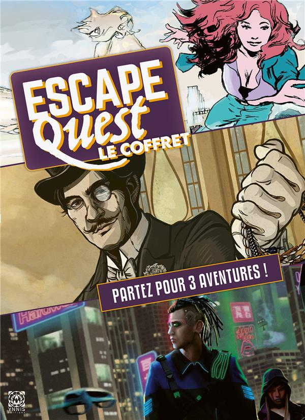 Escape Quest : Coffret en 3 volumes : L'Académie des super héros ; Pour une poignée de NeoDollars ;