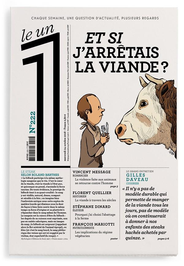 Le 1 N° 222 : Et si j'arrêtais la viande ?