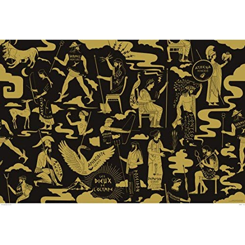 POSTER LES DIEUX DE L'OLYMPE