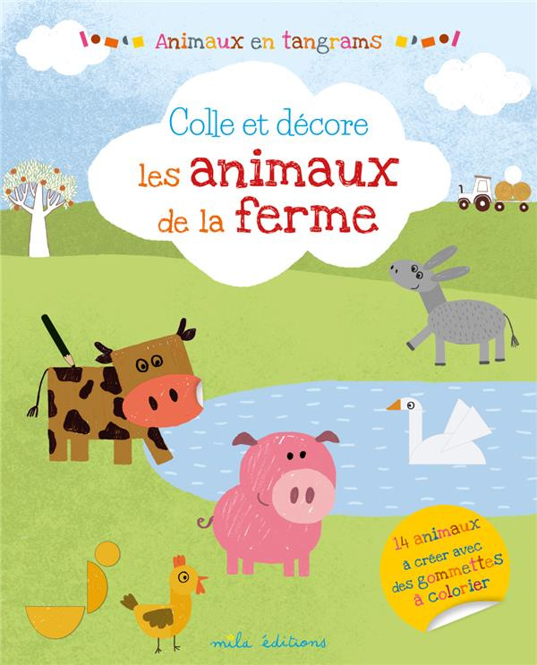 Colle et décore les animaux de la ferme