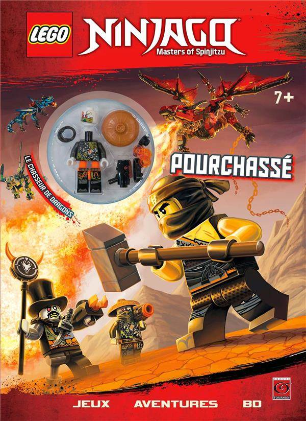 Lego Ninjago Masters of Spinjitzu. Pourchassé. Avec une figurine à assembler