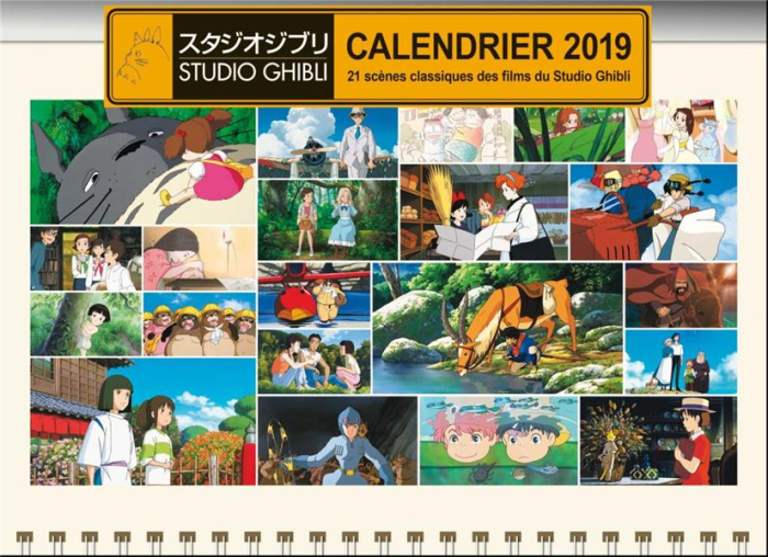 Calendrier studio Ghibli