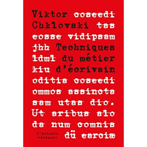 Technique du métier d'écrivain