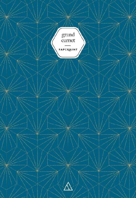 Grand Carnet PaperMint Tiles Bleu. Edition 2021