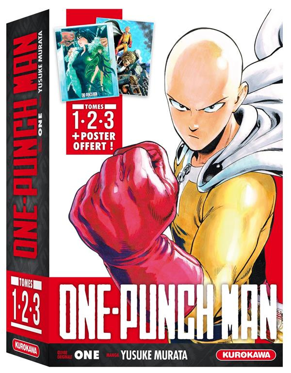 One-Punch Man - Coffret : Tomes 1 à 3 & Poster