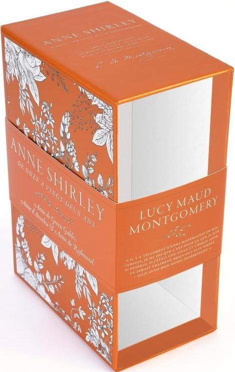 Anne Shirley de onze à vingt-deux ans. Coffret vide pour réunir les tomes 1 à 3 (Anne de Green Gable