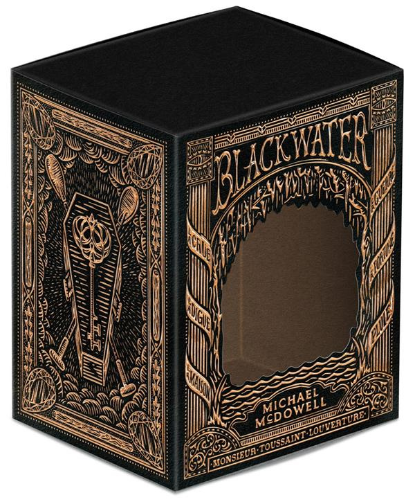 Blackwater : Coffret vide pouvant contenir les six tomes de la série. Avec 5 cartes postales, 1 bon