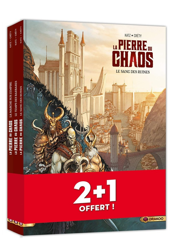 La pierre du chaos - Pack 3 tomes pour le prix de 2 : Tomes 1 à 3