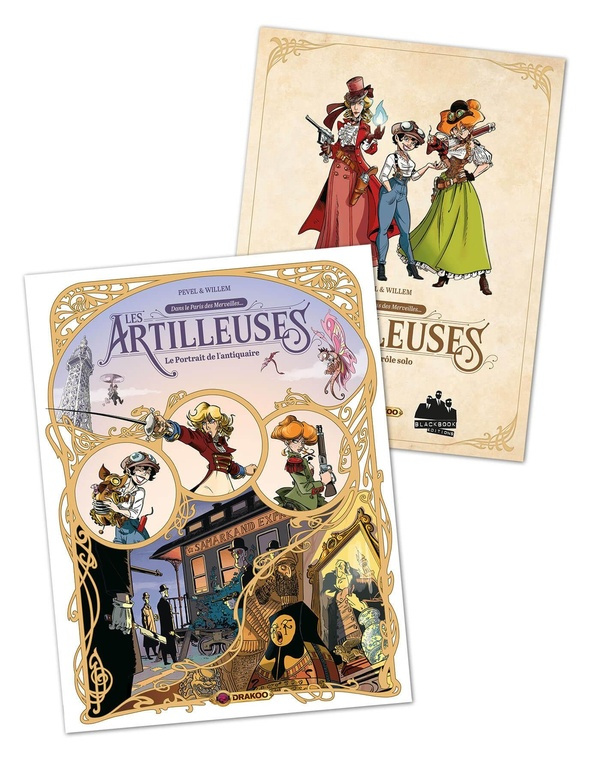 Les Artilleuses Tome 2 : Le portrait de l'antiquaire - Edition limitée avec le jeu de rôle solo