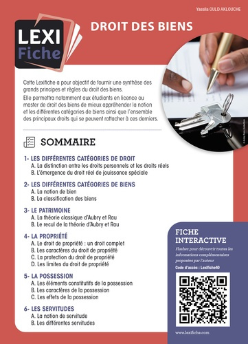 Droit des biens. Edition