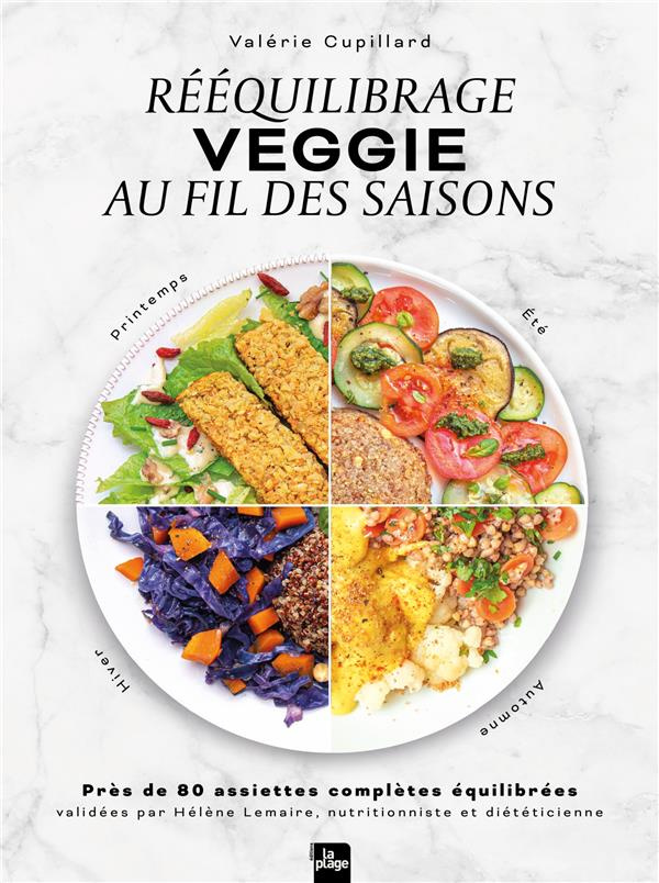 Rééquilbrage veggie au fil des saisons. Près de 80 assiettes complètes équilibrées validées par Hélè