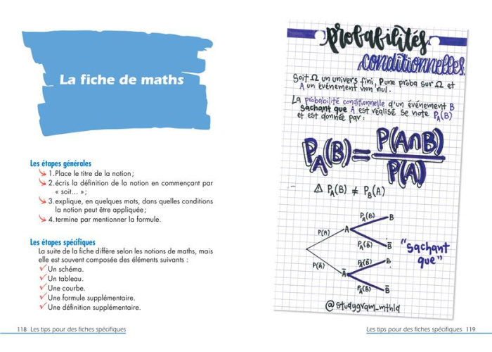 Study with Mathilde. Crée des fiches simples et colorées pour t'aider à réviser