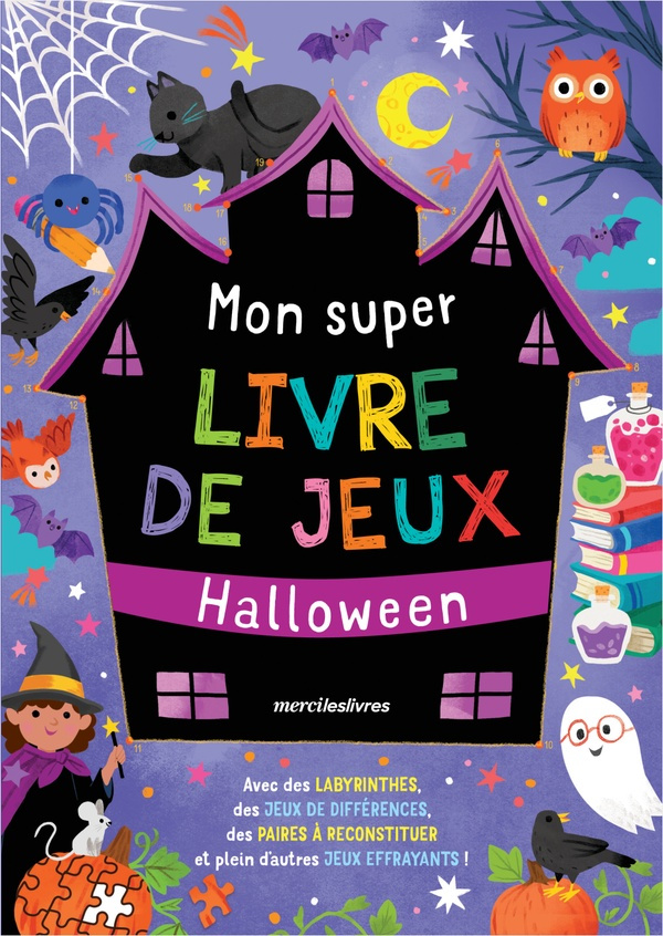 Mon super livre de jeux Halloween