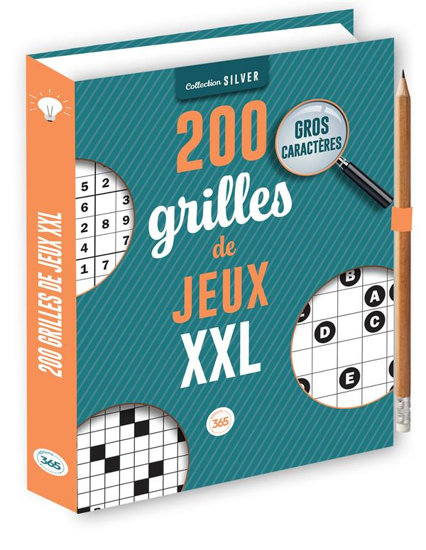 200 grilles de jeux XXL. Avec un crayon offert ! [EDITION EN GROS CARACTERES