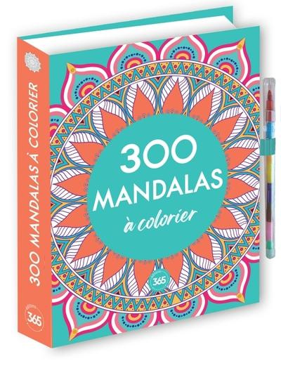300 mandalas à colorier. Avec 1 crayon
