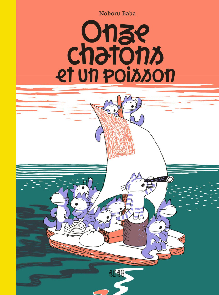 Onze chatons et un poisson