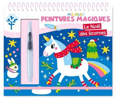 Le Noël des licornes. Avec 1 pinceau