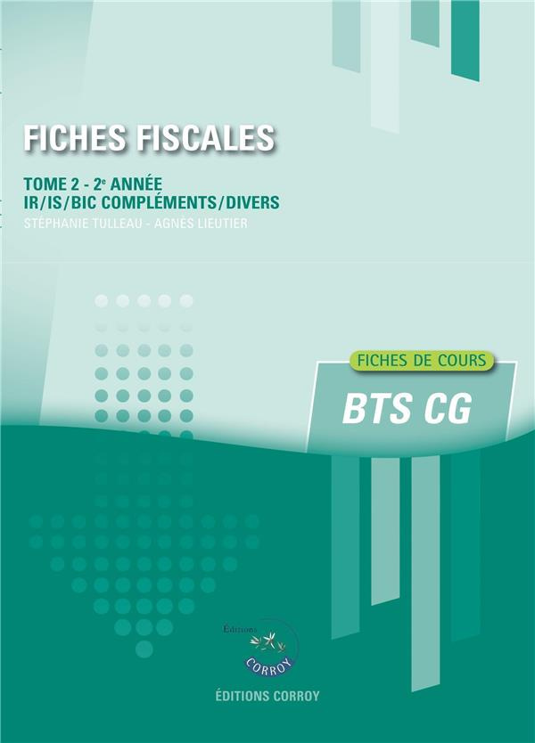 Fiches fiscales. Tome 2, Edition 2023-2024
