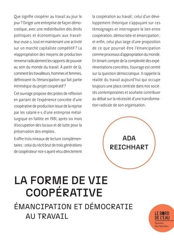 La forme de vie coopérative. Démocratie et émancipation au travail