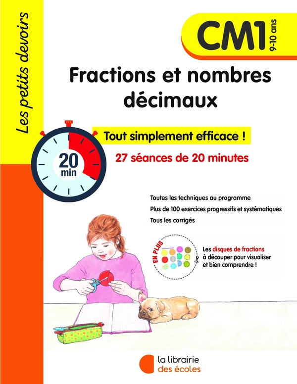 Fractions et nombres décimaux CM1. 25 séances de 20 minutes