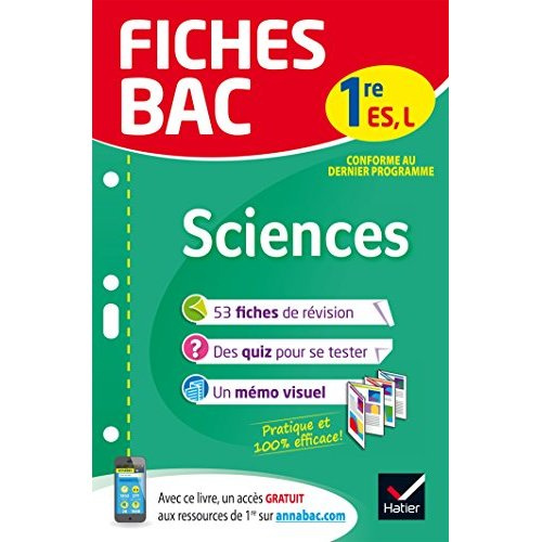 Sciences 1re ES, L
