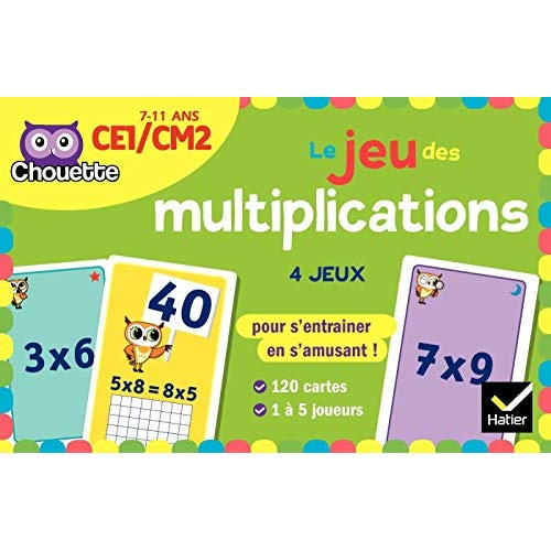 Le jeu des multiplications CE1-CM2