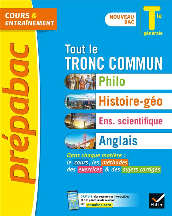 Tout le tronc commun Tle générale. Edition 2021