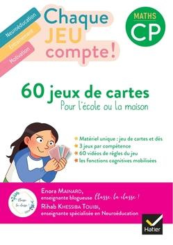 Maths CP Chaque jour compte ! 60 jeux de cartes pour l'école ou la maison, Edition 2022