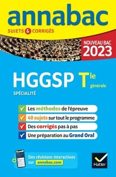 HGGSP spécialité Tle générale. Sujets & corrigés, Edition 2023