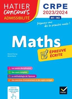 Mathématiques. Epreuve écrite d'admissibilité CRPE, Edition 2023-2024