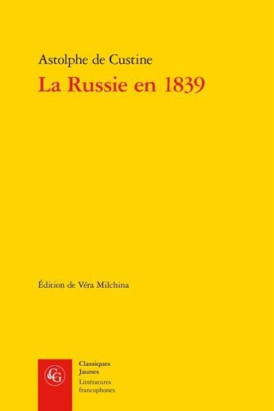 La Russie en 1839