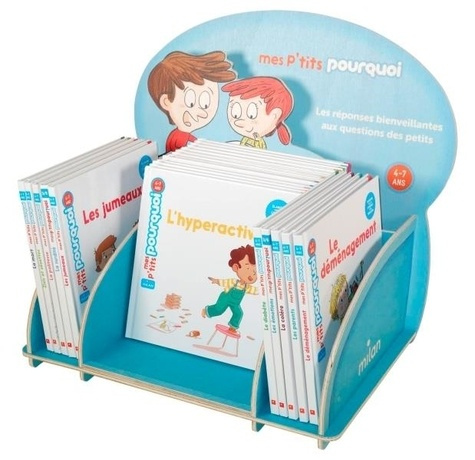 PLV comptoir permanent Petits pourquoi 32 ex.